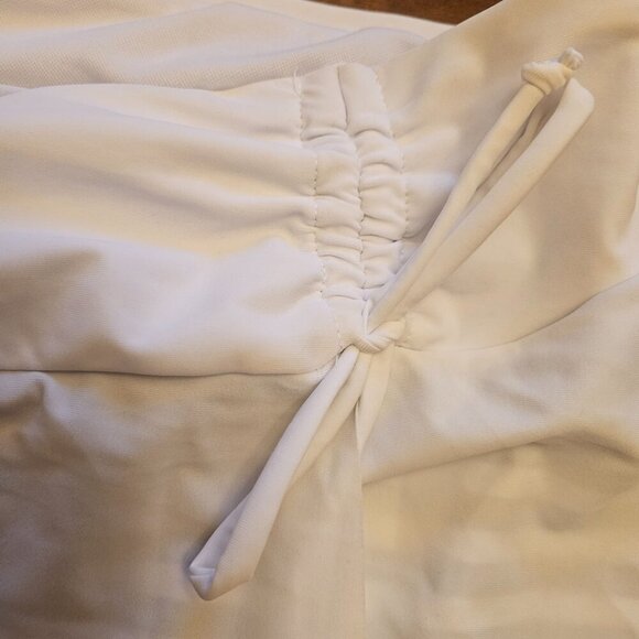 Comfy Athletic Preppy golf,tennis Skirt pickleball,white Blue Stripe skorts XL - Picture 4 of 6